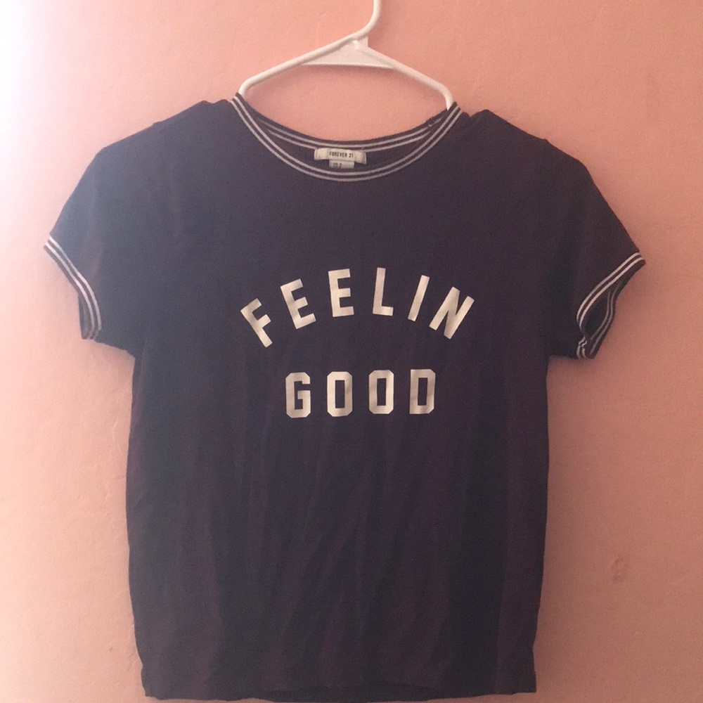 Maroon with stripe on sleeve shirt